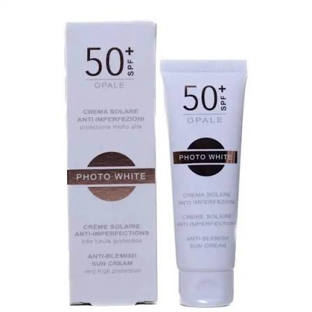 PHOTO WHITE CREME SOLAIRE OPALE 50SPF